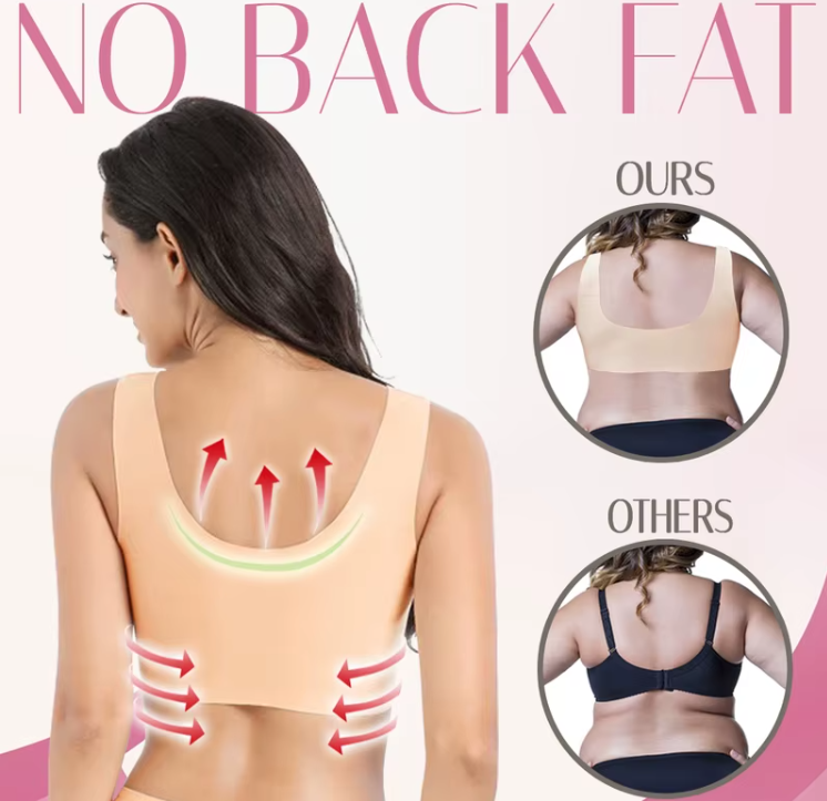 PACK of 2 - Comfortable High Quality Seamless Traceless One-piece Laser Cut Wireless Ultra-Thin Gather & Push-Up Bra - B2-UG-BRA-059