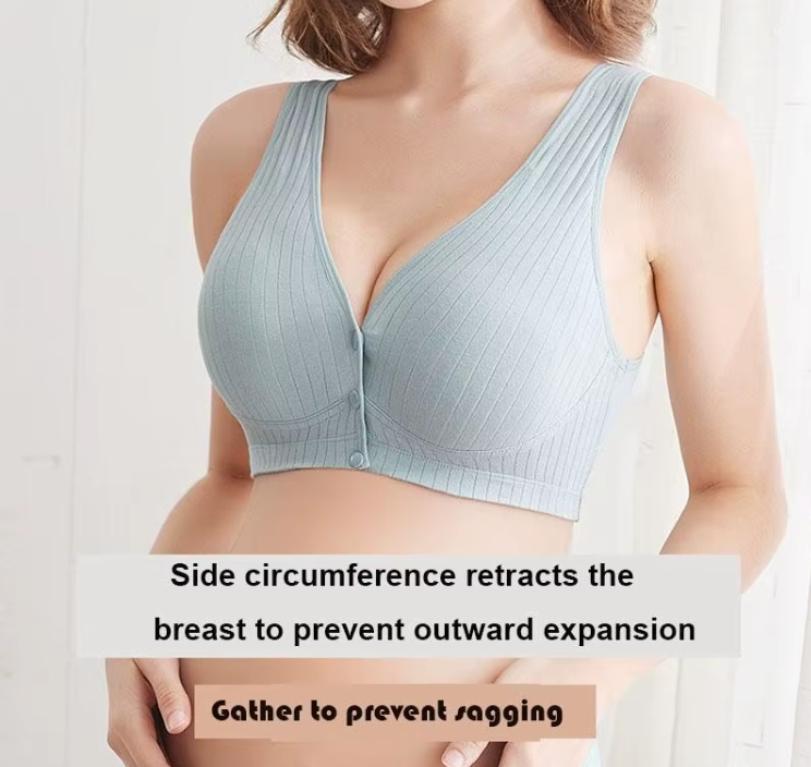 PACK of 2 - Comfortable Cotton Wireless Front Closure Gather & Push-Up Bra - B2-UG-BRA-040
