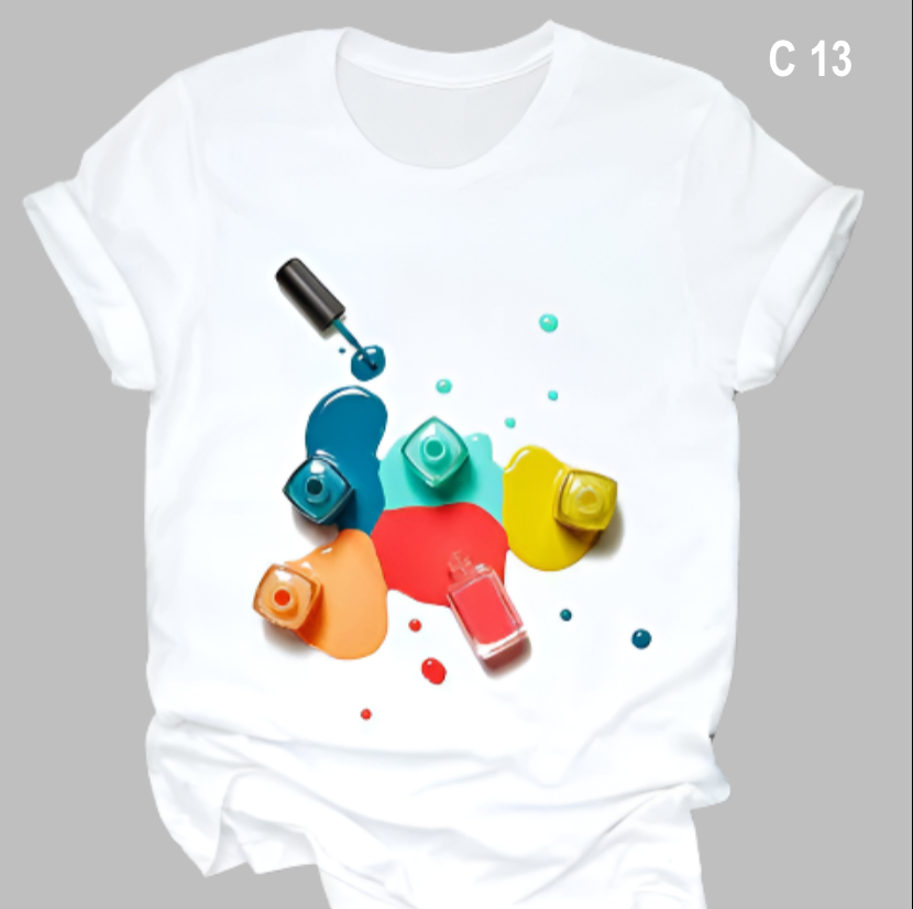 Elegant & Comfy Women's Cotton T-Shirts- B7 -TS - 707 AAA