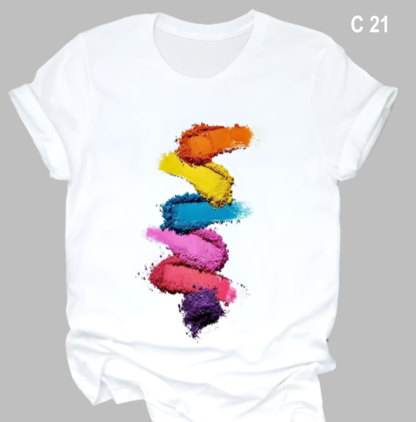 Elegant & Comfy Women's Cotton T-Shirts- B7 -TS - 707 AAA