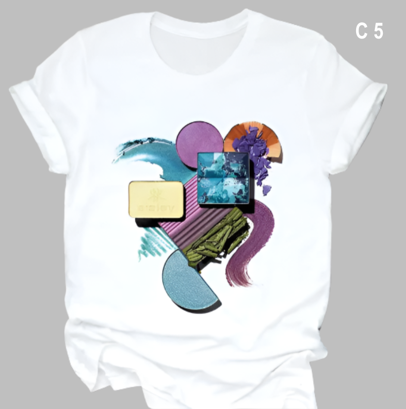 Elegant & Comfy Women's Cotton T-Shirts- B7 -TS - 707 AAA