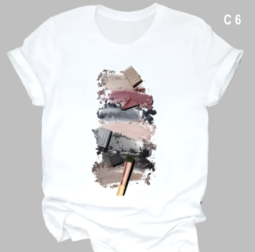 Elegant & Comfy Women's Cotton T-Shirts- B7 -TS - 707 AAA