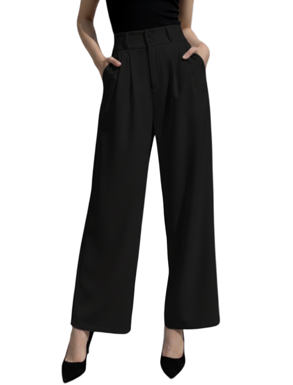 Women’s Wide Leg Straight Long Trousers PANTS-DP-03