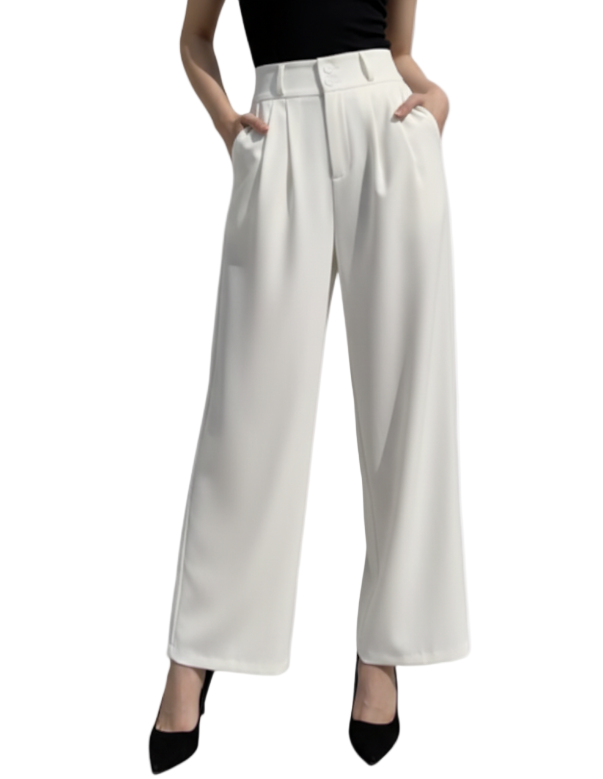 Women’s Wide Leg Straight Long Trousers PANTS-DP-03