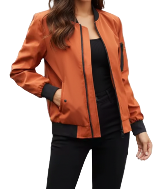 Timeless Windbreaker Bomber Jacket for Women - SM8-JKT-81