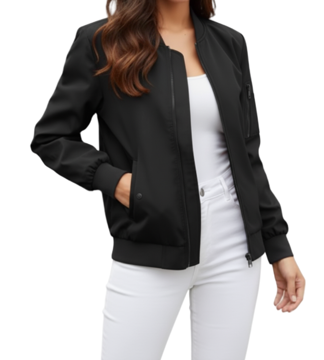 Timeless Windbreaker Bomber Jacket for Women - SM8-JKT-81