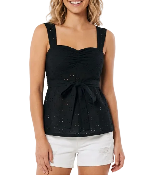 Timeless & Elegant Slim Fit Sweetheart Neck Sleeveless Breathable Summer Tops for Women - BP-B20-TOP-03