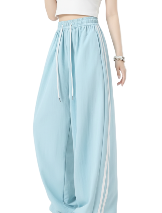Trendy & Comfy High Waist Straight Wide Leg Jogger Pants for Women - B1 -JO-02