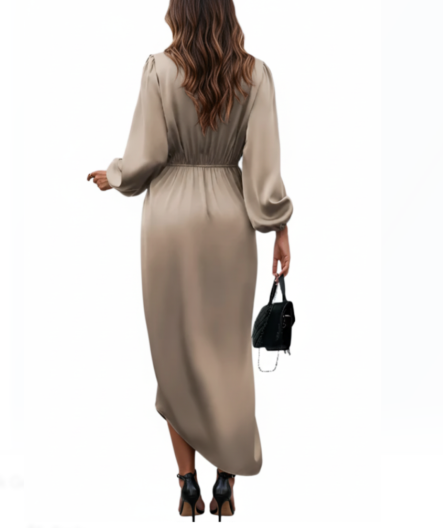 Trendy & Comfy Long Sleeve Dress for Women - B1-DRESS-B102