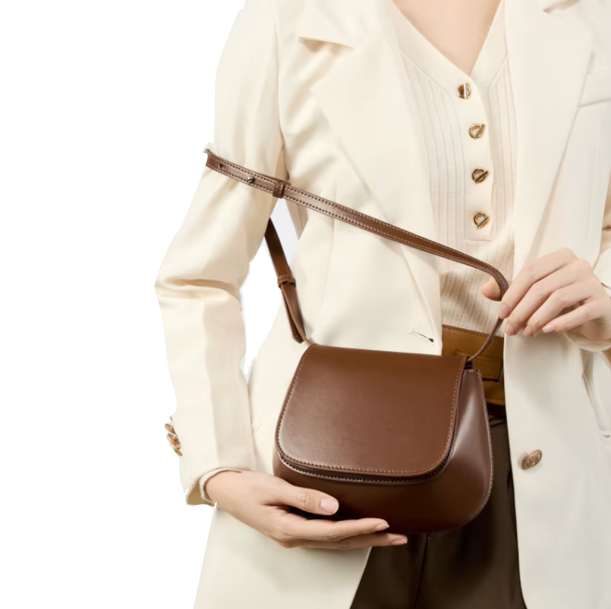 Trendy & Elegant Luxury Genuine Leather Designer Handbags Shoulder Bag - B10-BAG-34
