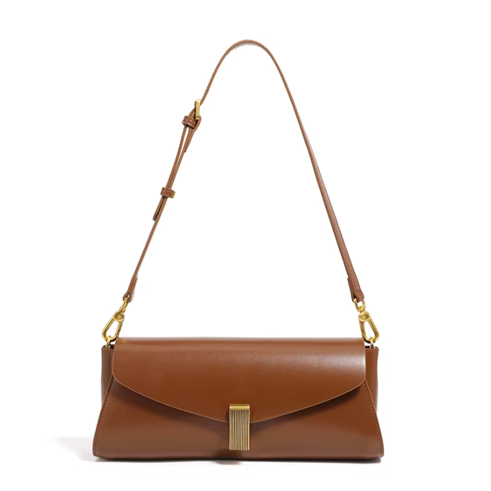 Trendy & Elegant Genuine Leather Designer Underarm Handbags Shoulder Bag - B10-BAG-36