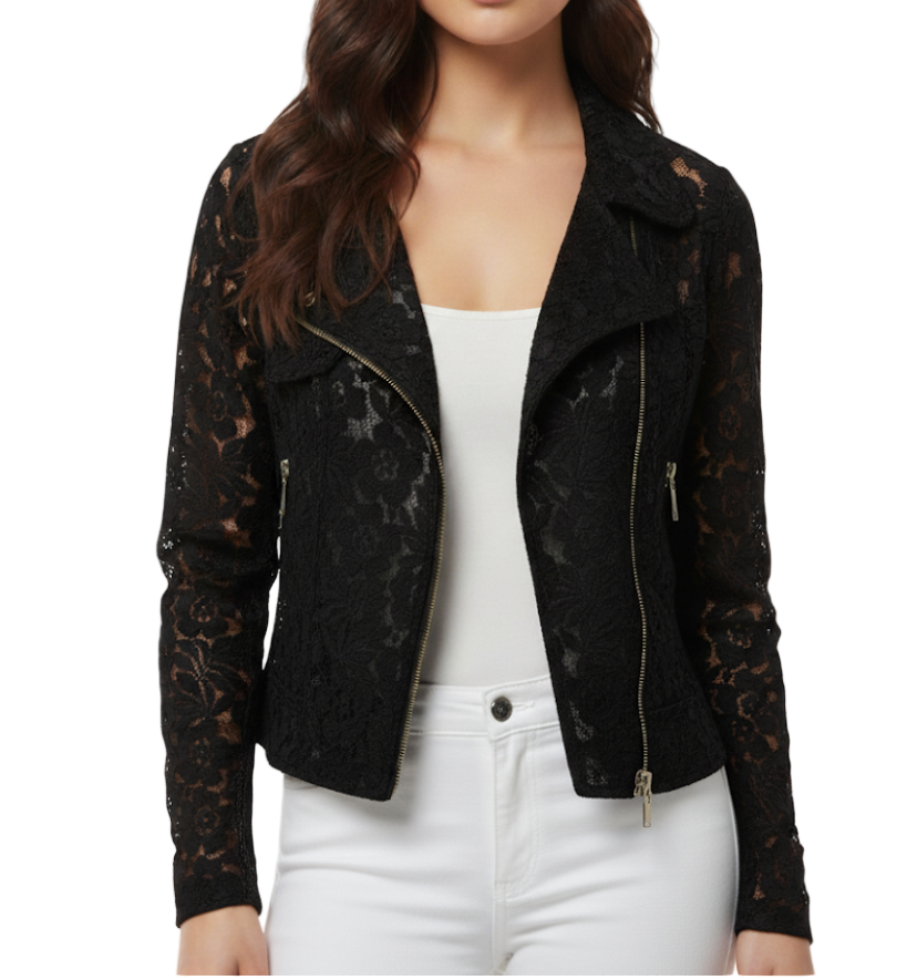 Trendy & Elegant Long Sleeve Lace Versatile Outerwear Jacket Tops for Women - SM-9 - JKT -22