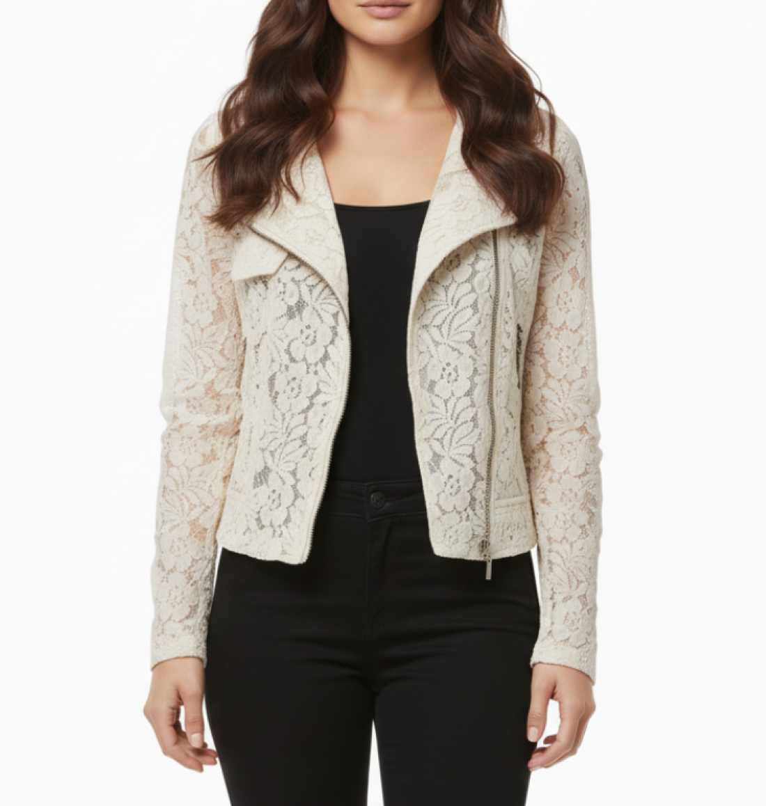 Trendy & Elegant Long Sleeve Lace Versatile Outerwear Jacket Tops for Women - SM-9 - JKT -22