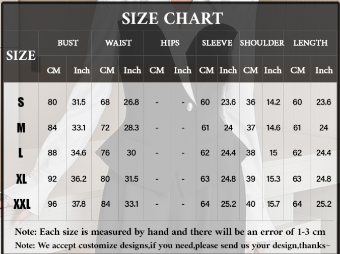 Trendy & Elegant Long Sleeve Lapel V-Neck Black & White Contrast Peplum Blazer - B4-BLZ-05