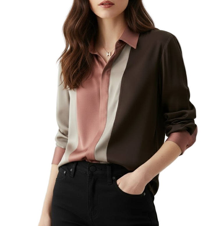 Trendy & Elegant Silk Satin Women's Blouses - SM8-TOP-20