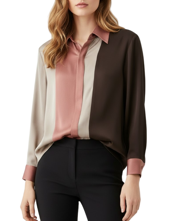 Trendy & Elegant Silk Satin Women's Blouses - SM8-TOP-20
