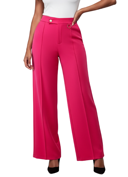 Trendy & Timeless Straight Wide Legs Trouser Pants for Women - PANTS-DP-04