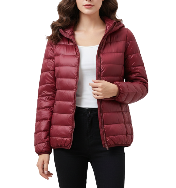 Trendy & Timeless Light Weight Comfy White Duck Down Jacket for Women - SM8-JKT-86