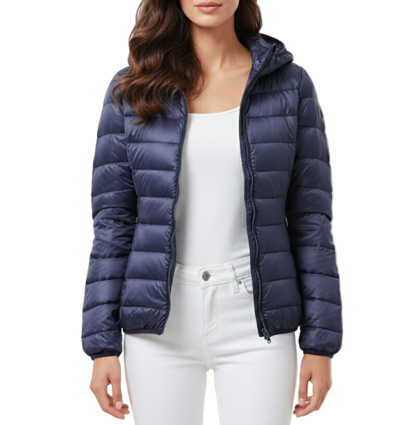 Trendy & Timeless Light Weight Comfy White Duck Down Jacket for Women - SM8-JKT-86