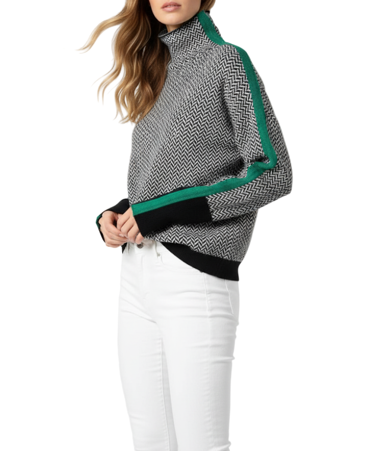 Trendy & Timeless Long Sleeve Stand Wrap Collar Knitted Tops for Women - SM-9-TOP -32
