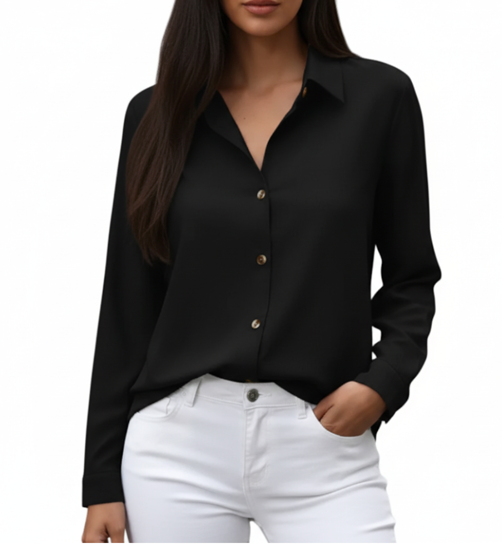 Trendy & Timeless Quality Cotton Dress Shirt for Women TOP-B1-BL-249