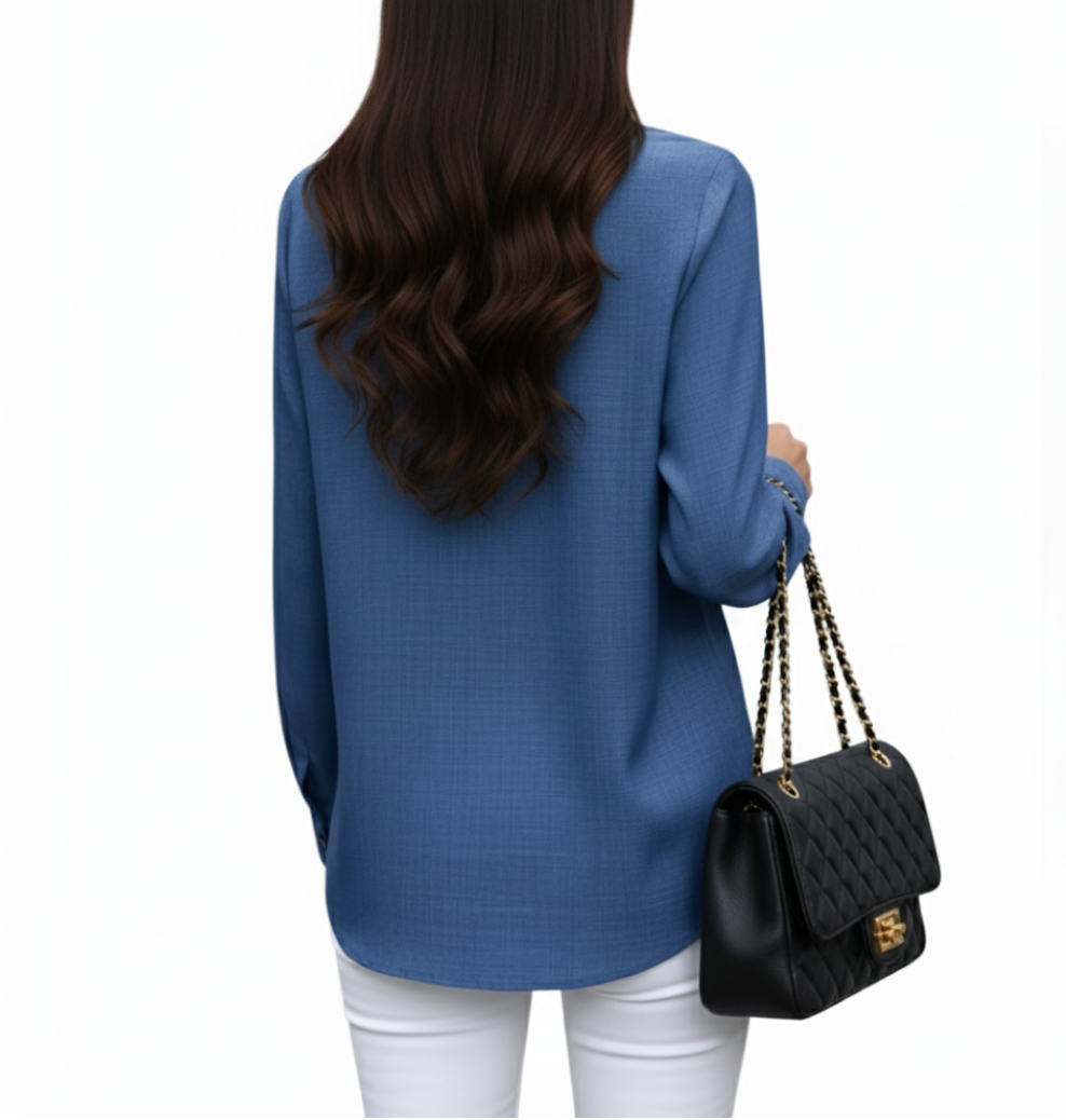 Trendy & Timeless Quality Cotton Dress Shirt for Women TOP-B1-BL-249