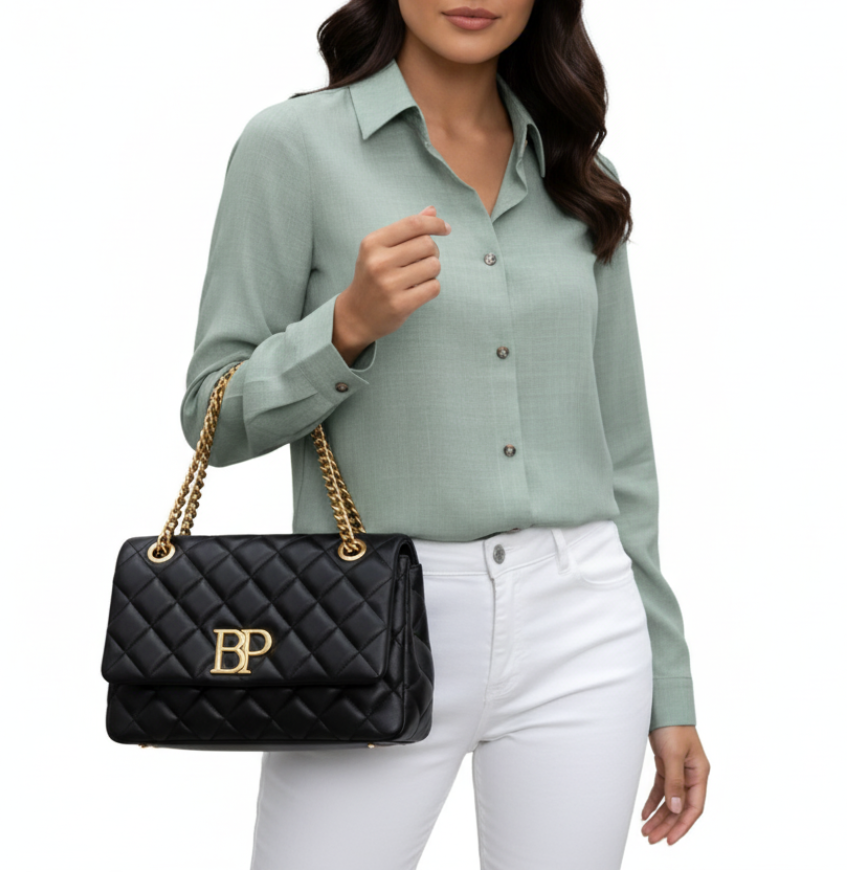 Trendy & Timeless Quality Cotton Dress Shirt for Women TOP-B1-BL-249