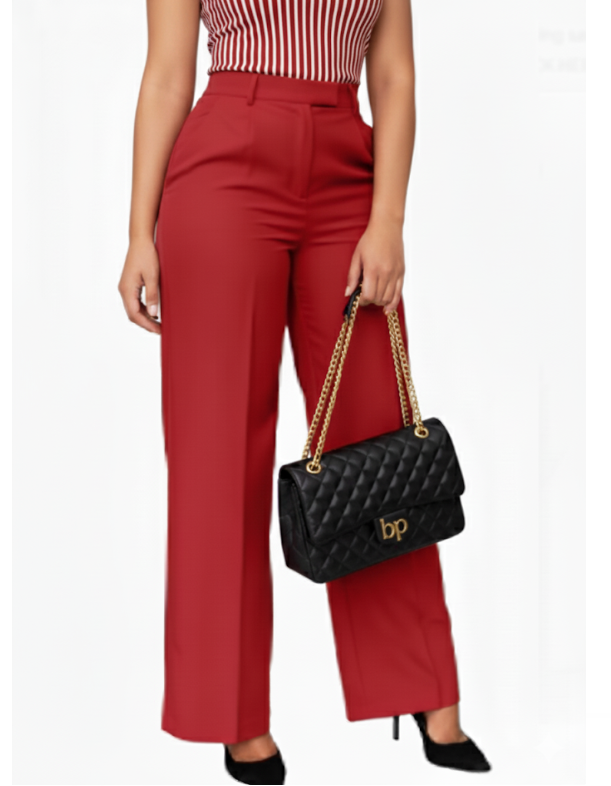Trendy & Timeless Straight Wide Legs Trouser Pants for Women - PANTS-DP-01
