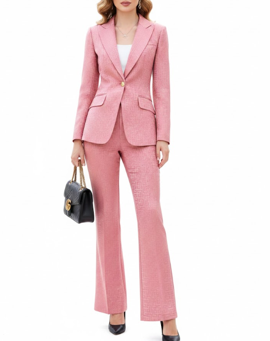 Trendy & Timeless Blazer with Dress Pants Two-Piece Professional Dress Suit - B15-SUIT-05