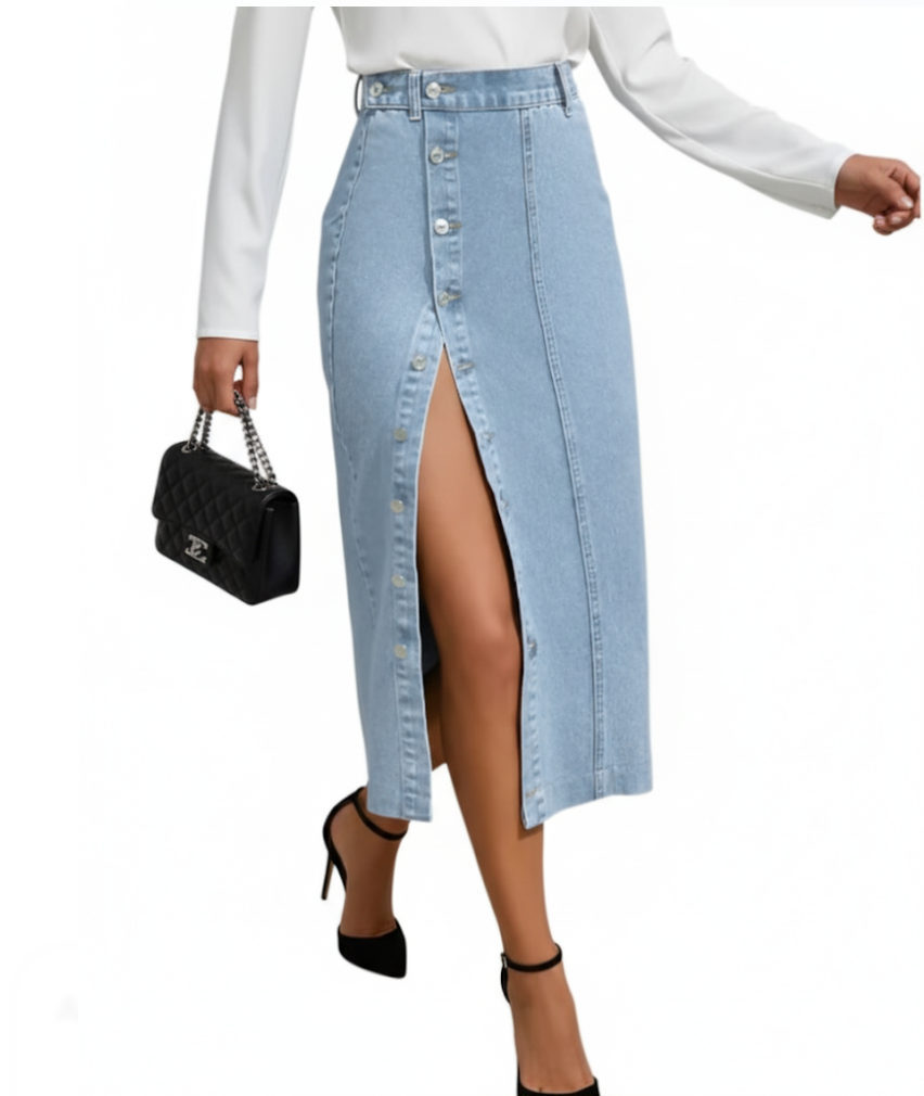 Trendy & Timeless Women's Denim Skirts B1-SKT-15