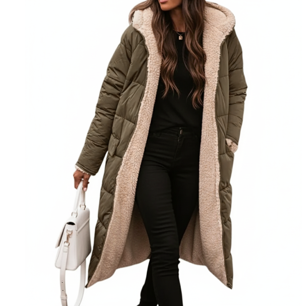 Women's Classy & Timeless Long Hooded Warm JACKET-JKT-10