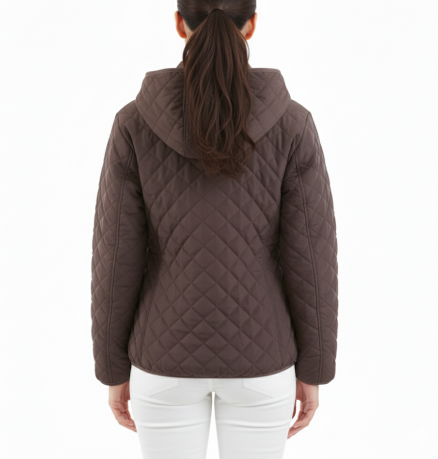 Women's Quilted Fleece-lined Lamb Velvet Cotton-Padded JACKET-JKT-11