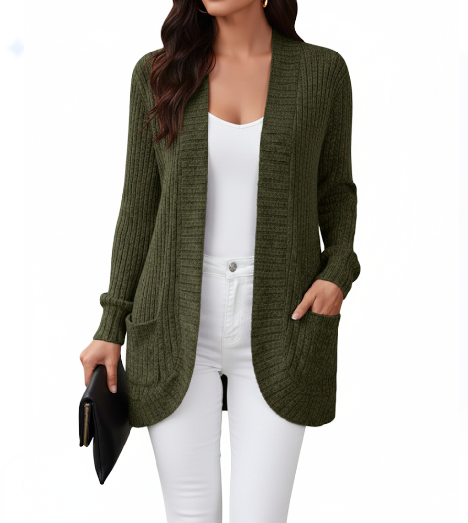 Women’s Trendy Winter Long Sleeve Pit Strip Wool JACKET-JKT-13