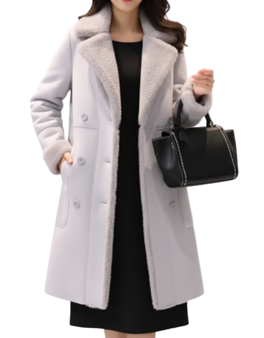 Women’s Trendy & Timeless Imitation Lamb Fur Fleece-lined JACKET-JKT12