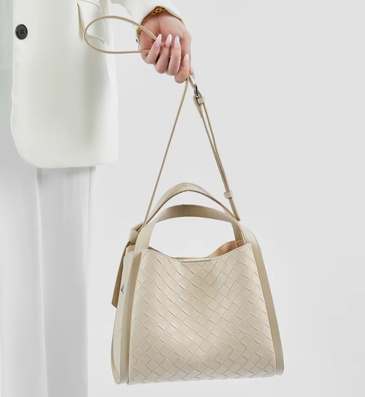 Trendy & Timeless Woven Luxury Genuine Leather Designer Handbags For Women - B10-BAG-04