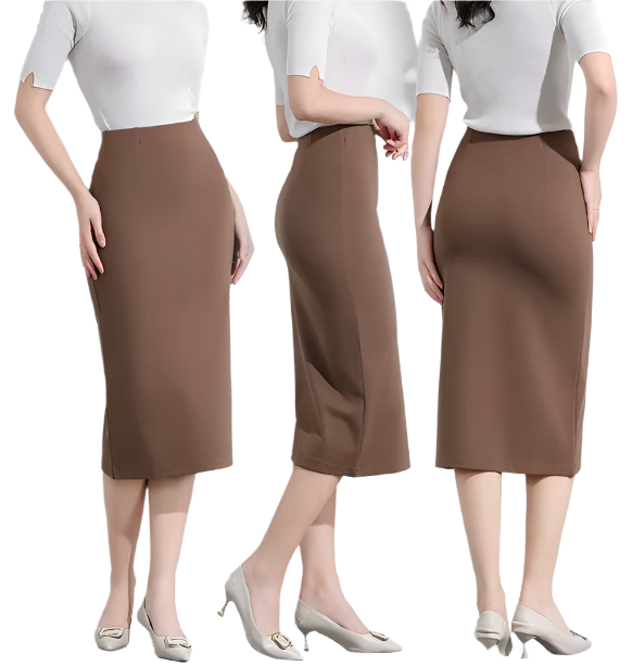 Timeless Comfortable & Elegant Pencil Skirt for Women- SKT-01