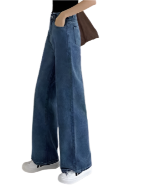 Women’s Timeless High Waist Trousers Straight Leg Denim JEANS-JP-02