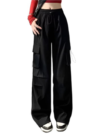 Women’s High Waist Straight Leg CARGO -03