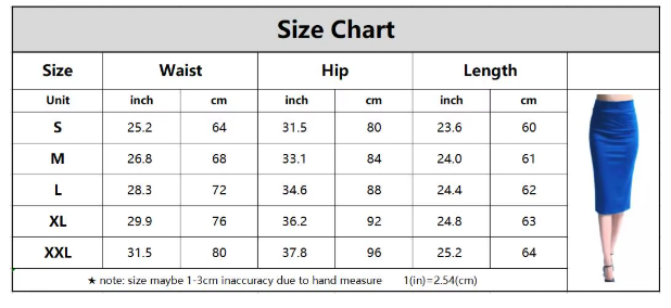 Classy and Comfortable & Elegant Pencil Skirt for Women- SKT-11