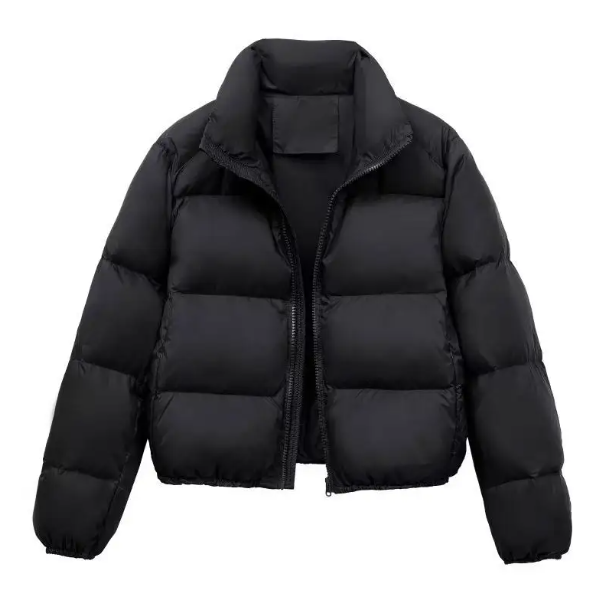 Women’s Trendy Winter Quilted Padded Stand Collar Short Puffer JACKET - JKT-02
