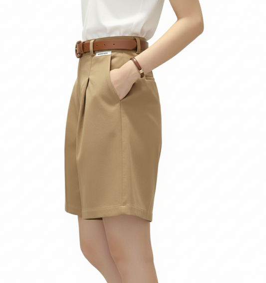 Trendy & Timeless High Waist Elegant Shorts for Women B1-SH-03