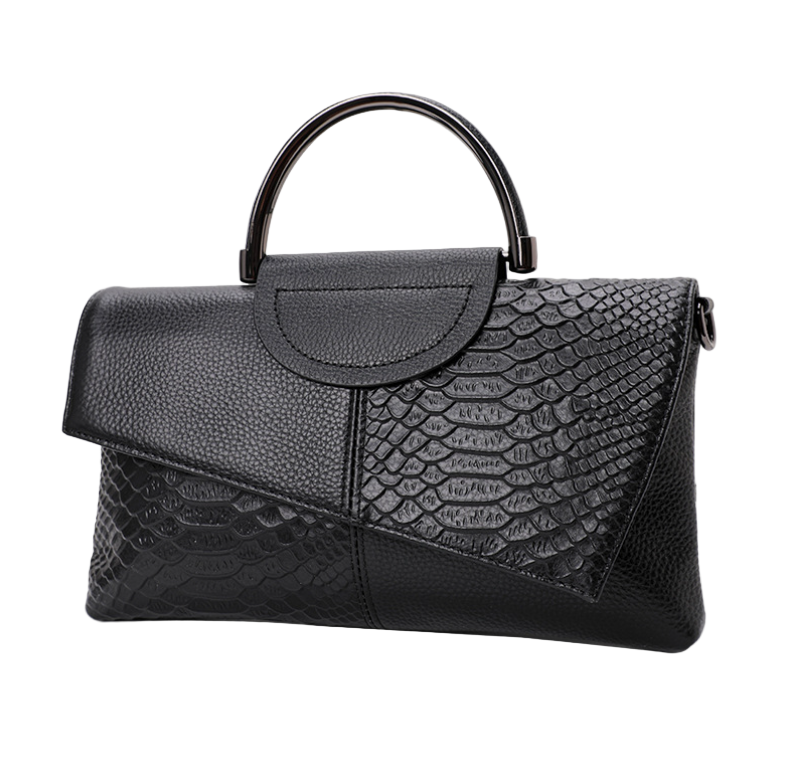 Timeless & Elegant Luxury Genuine Leather Shoulder Bag Crossbody Handbag - B14-PURSE-74