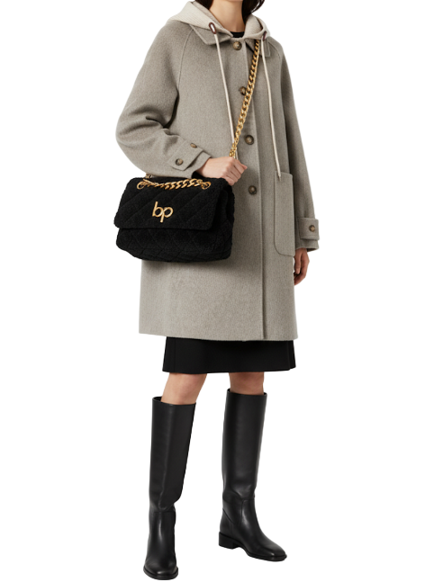Trendy & Elegant Hooded Woolen Women's Coat - B6-JKT-605