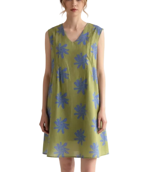Trendy & Elegant Sleeveless Floral Mini Dresses - B6-DRESS-64