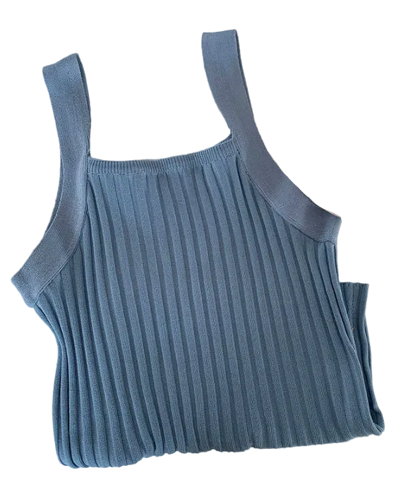 Trendy & Timeless Sleeveless Ribbed Blouses - B1-TOP-V170