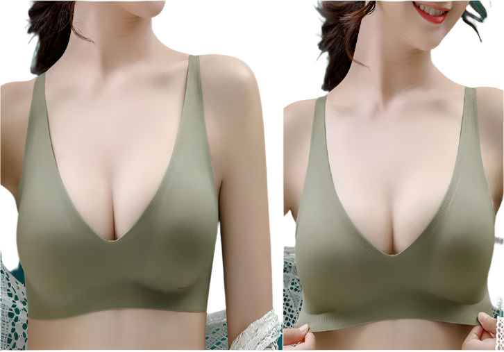 Pack of 2 - High Quality Seamless Invisible One-piece Wireless Bra - UGS-01-BRA-10