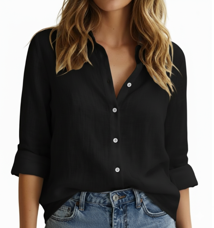 Cotton Linen Full Sleeve Shirt for Women – BL72