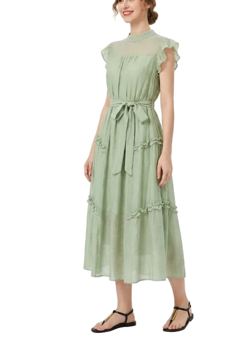 Trendy & Timeless Ruffled Summer Dresses - B6-DRESS-77
