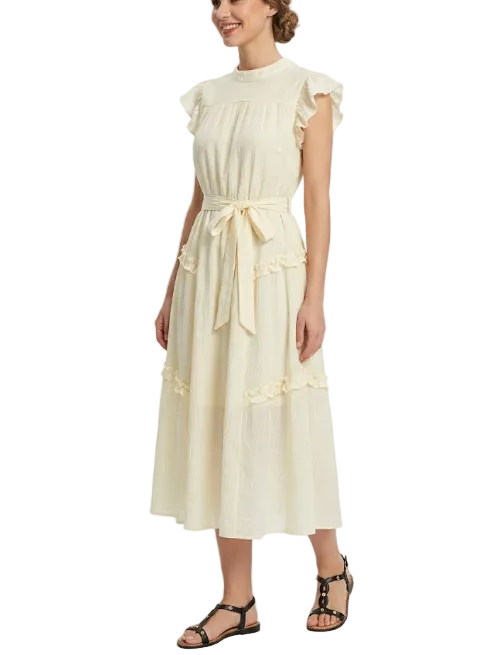 Trendy & Timeless Ruffled Summer Dresses - B6-DRESS-77