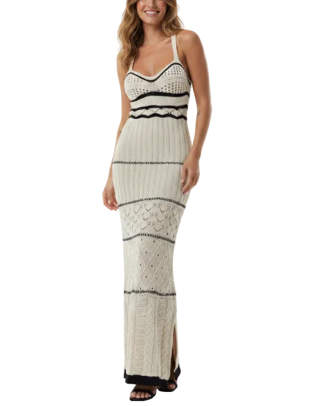 Trendy & Elegant Sleeveless Knitted Comfy Summer Long Dresses - B6-DRESS-37